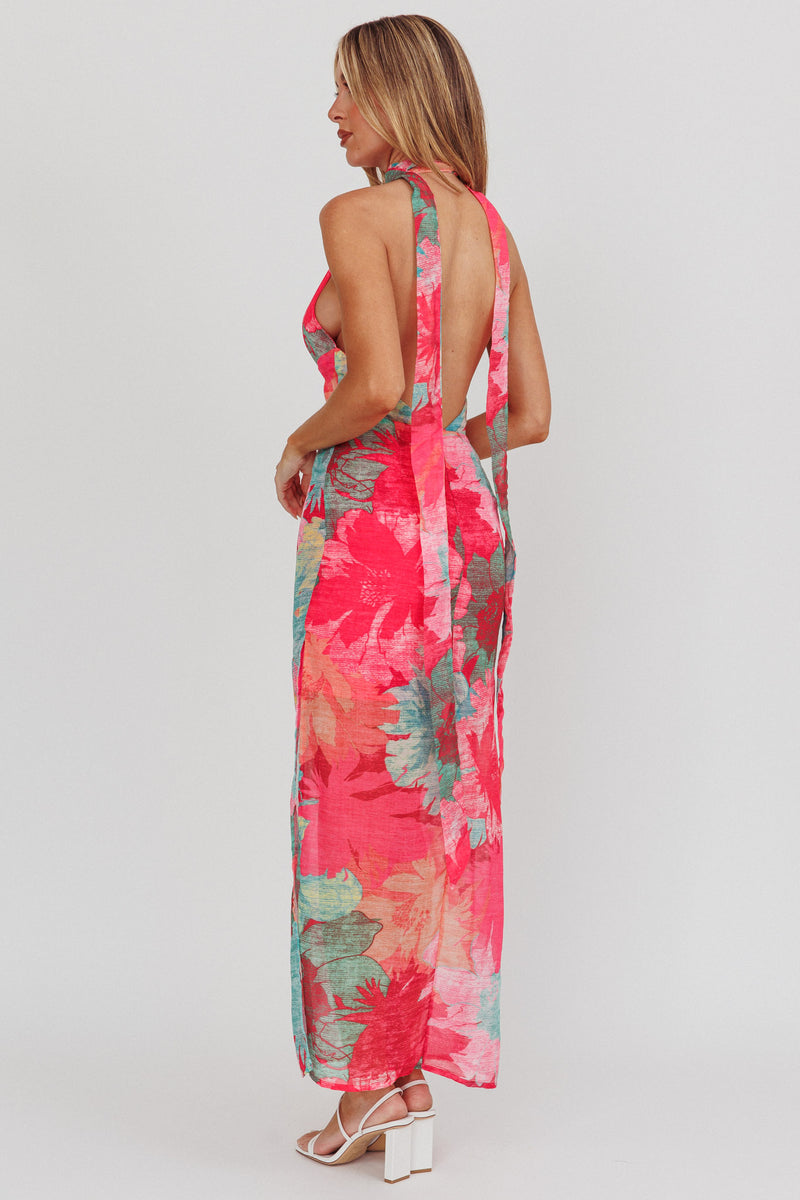 cipriana backless halter maxi dress Erin Maxi Dress  Rebecca Vallance