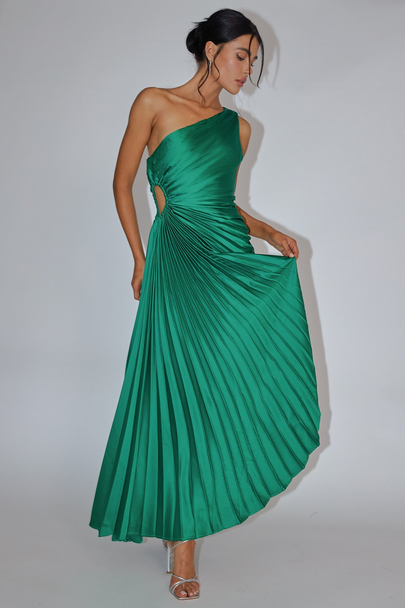 sachin and babi light blue dress Long Sleeve Emerald Green Prom Dress LONG SLEEVE GLITTER PRINT DRESS  CDCD989 SMCDress