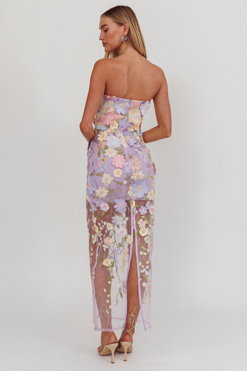 Once Upon A Dream Maxi Dress Lilac main image 0