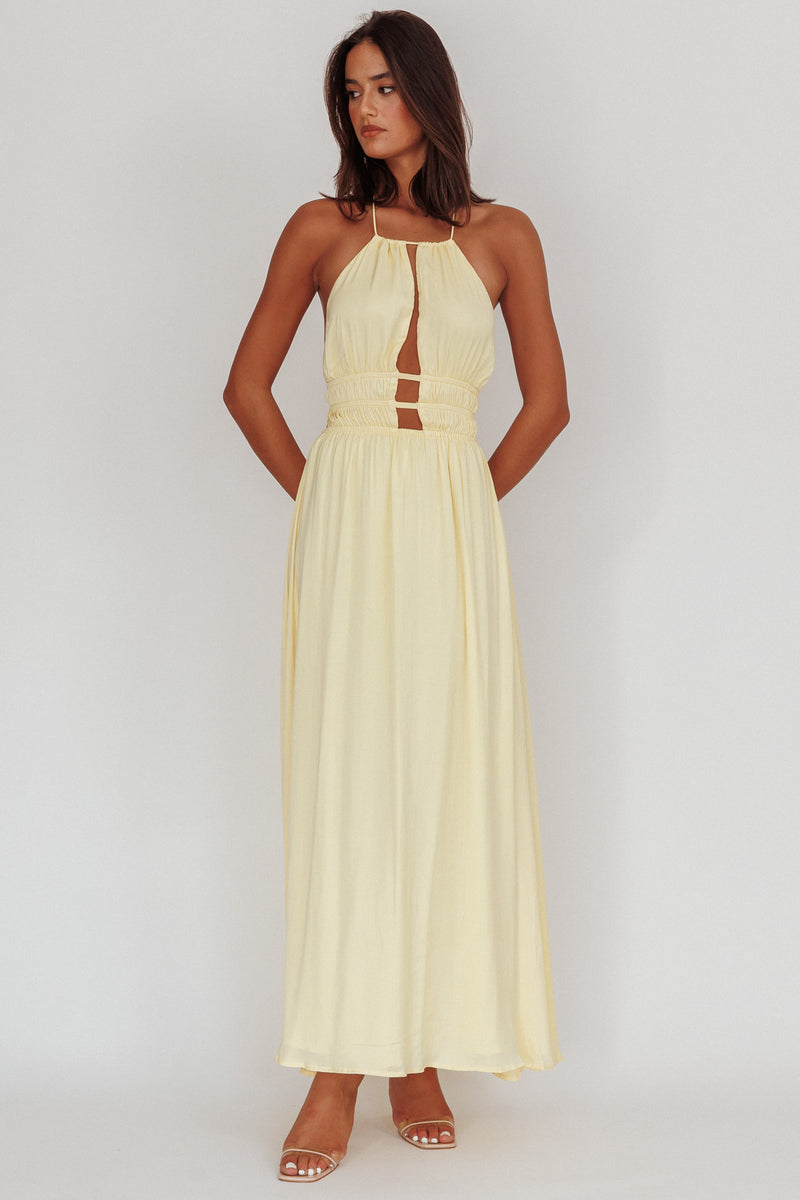 Caught the Light Dress, Yellow