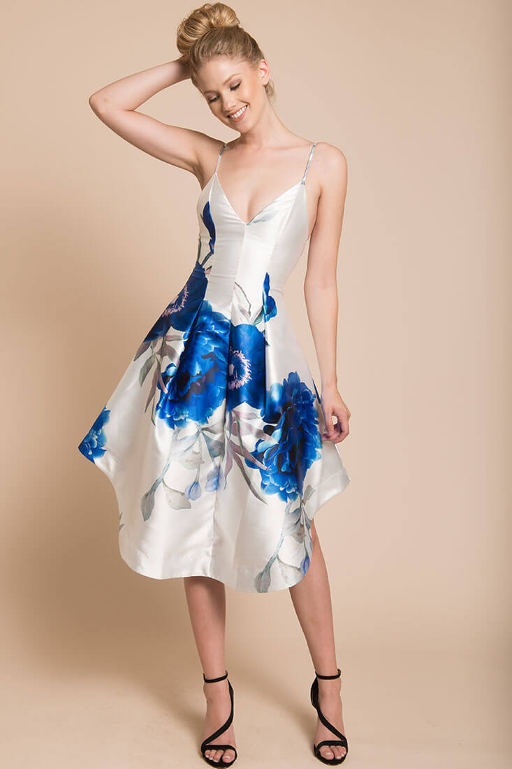 Ingrid Floral Dress Blue | Selfie Leslie Australia Ingrid Floral Dress Blue | Selfie Leslie Australia