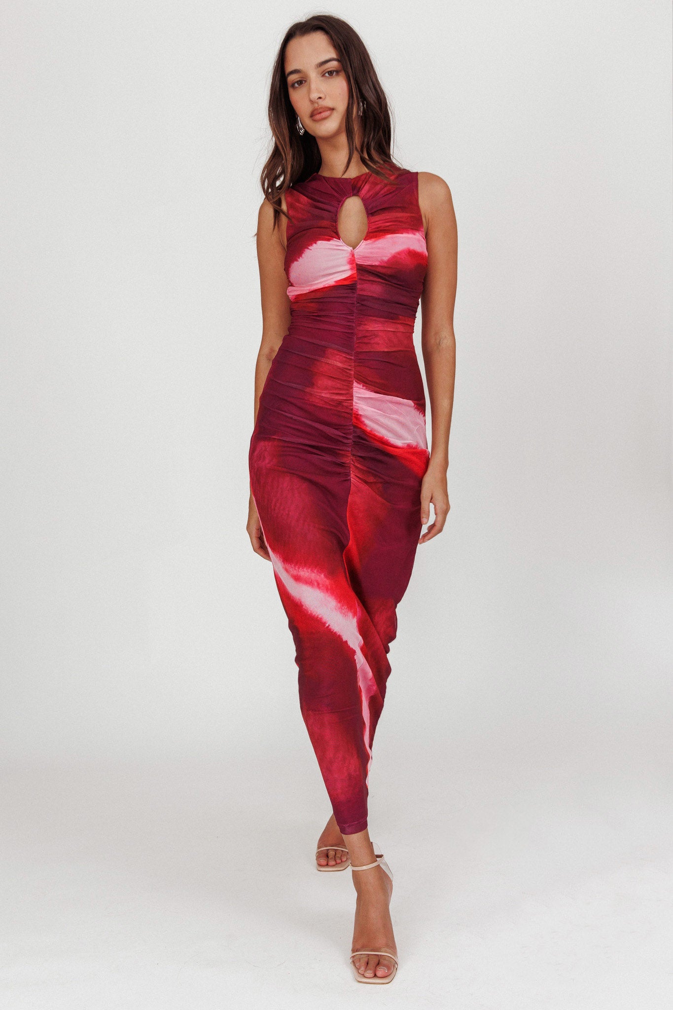 Star Keeper Bodycon Keyhole Maxi Dress Purple by Selfie Leslie Australia