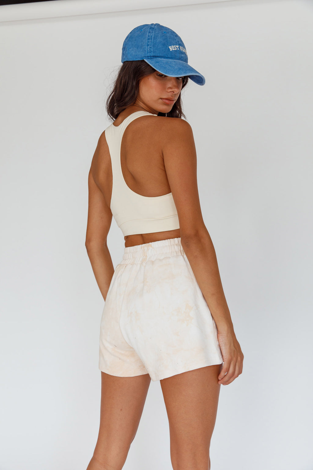 Tahlee Pocket Shorts Tie-Dye Sand by Selfie Leslie Australia