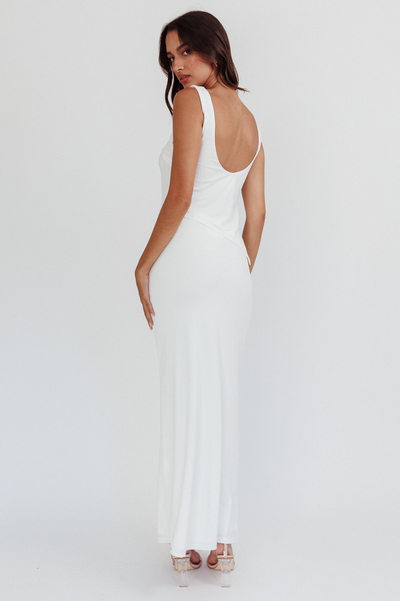 Palos Verdes Skirt Off White by Selfie Leslie Australia