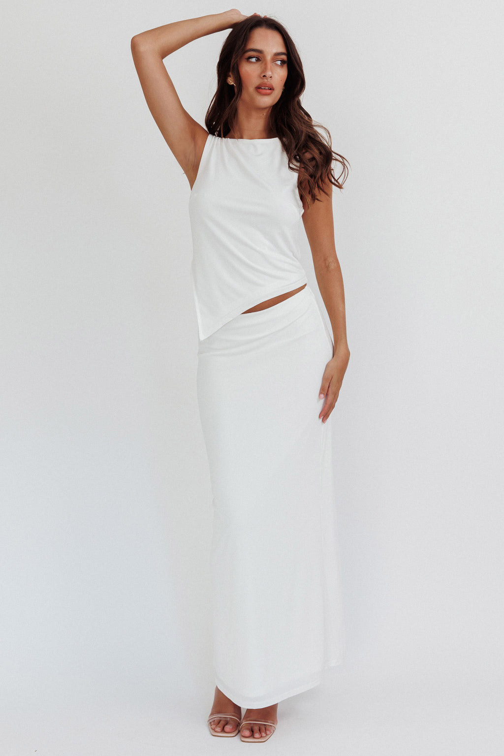 Palos Verdes Skirt Off White by Selfie Leslie Australia