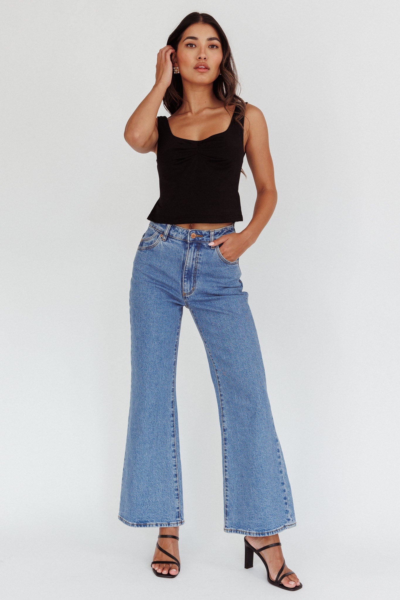 Tricia Pintuck Bust Top Black by Selfie Leslie Australia