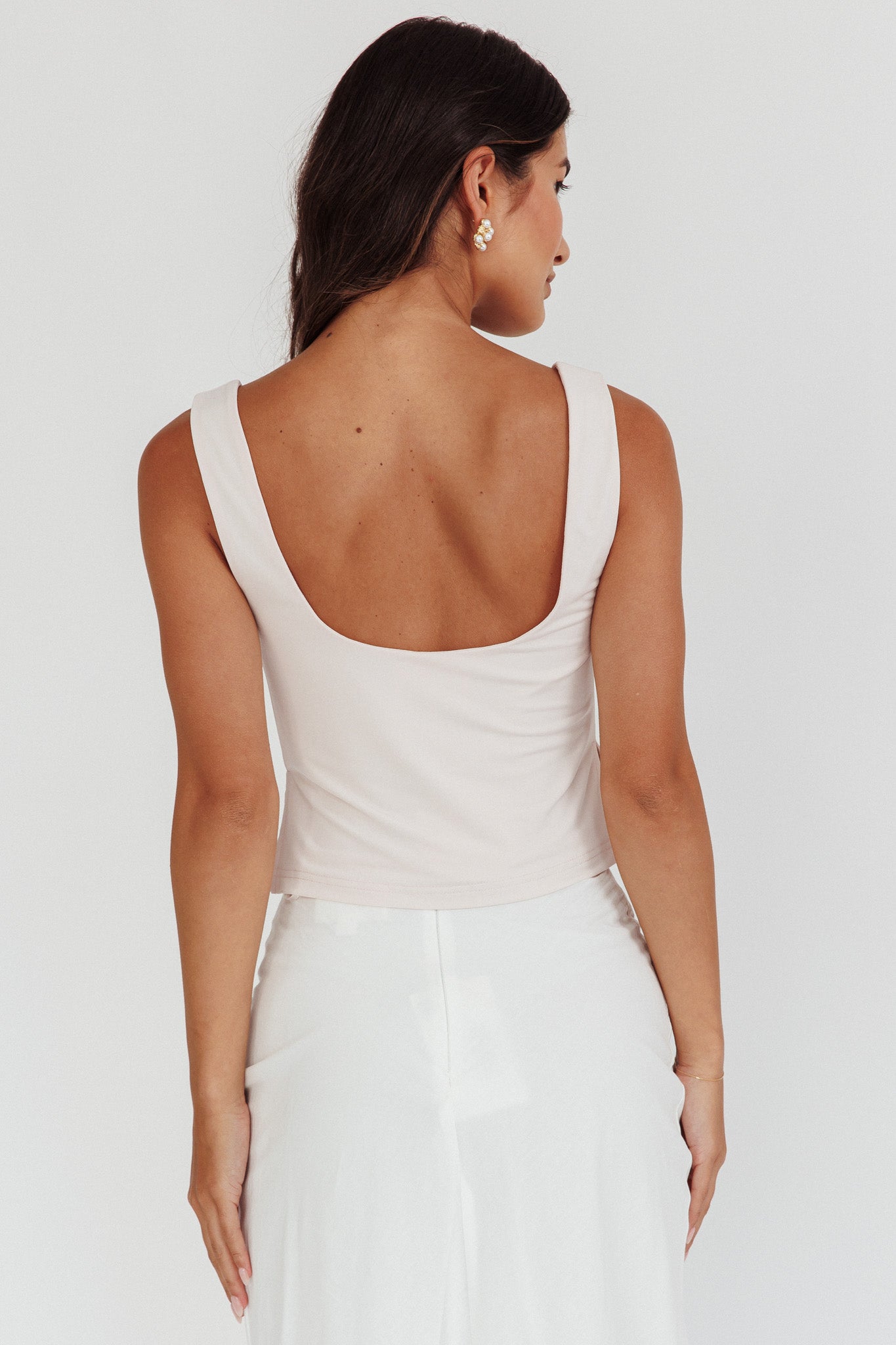 Tricia Pintuck Bust Top Bone by Selfie Leslie Australia