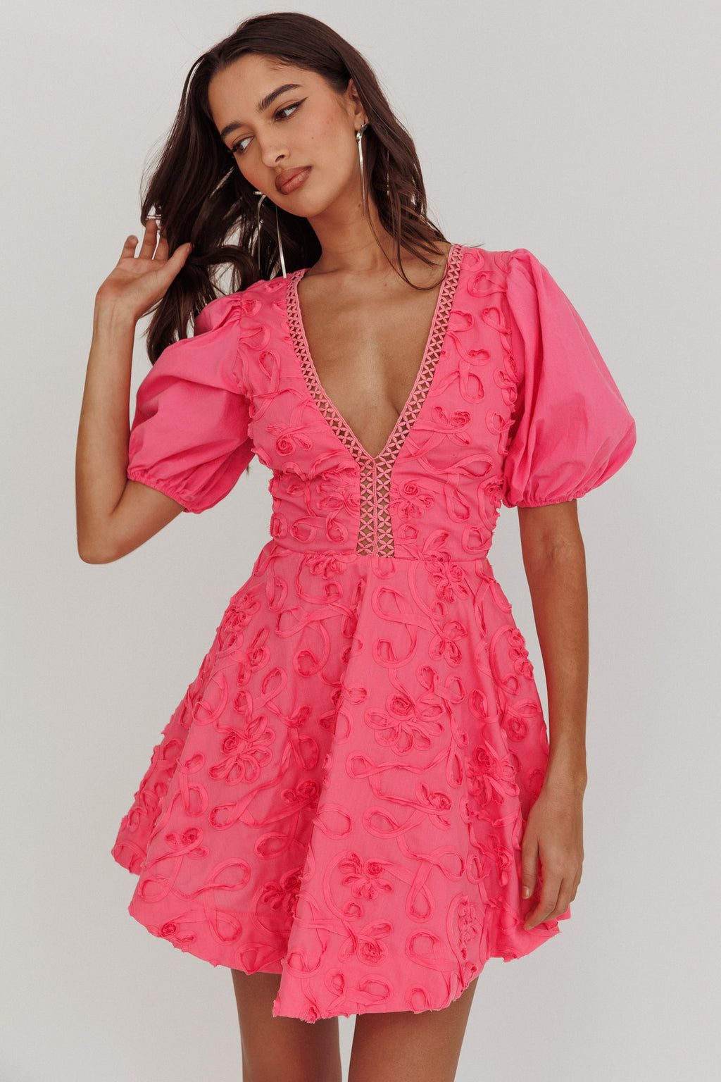 Samsara One-Shoulder Ruffle Maxi Dress by Selfie Leslie Australia