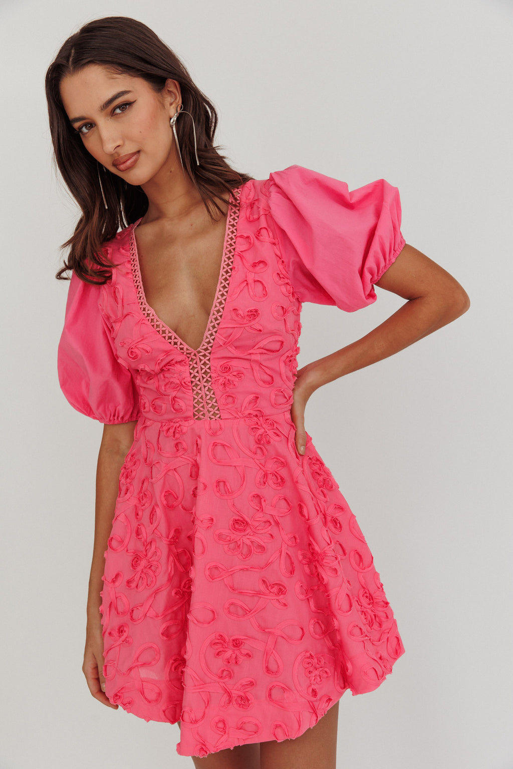 Samsara One-Shoulder Ruffle Maxi Dress by Selfie Leslie Australia