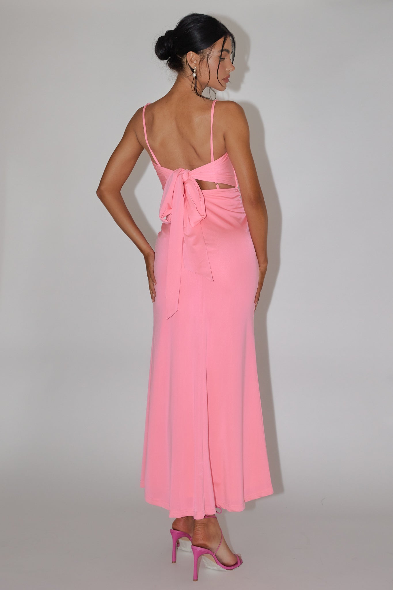 Likita Floral Applique Bodice Maxi Dress Pink by Selfie Leslie Australia