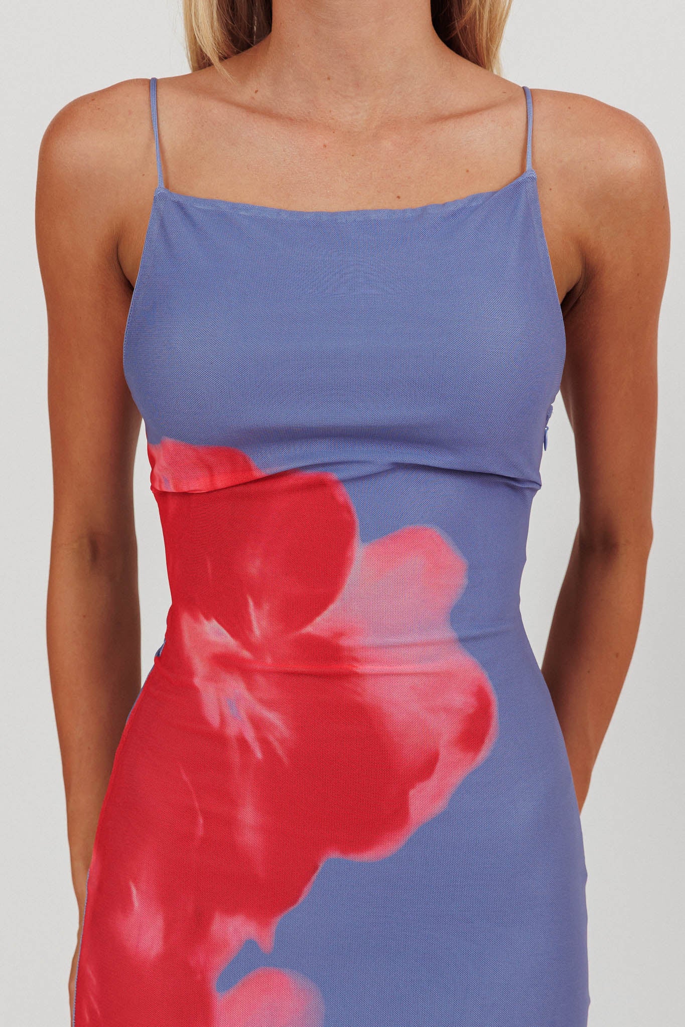 Unravel Floral Maxi Dress Blue by Selfie Leslie Australia