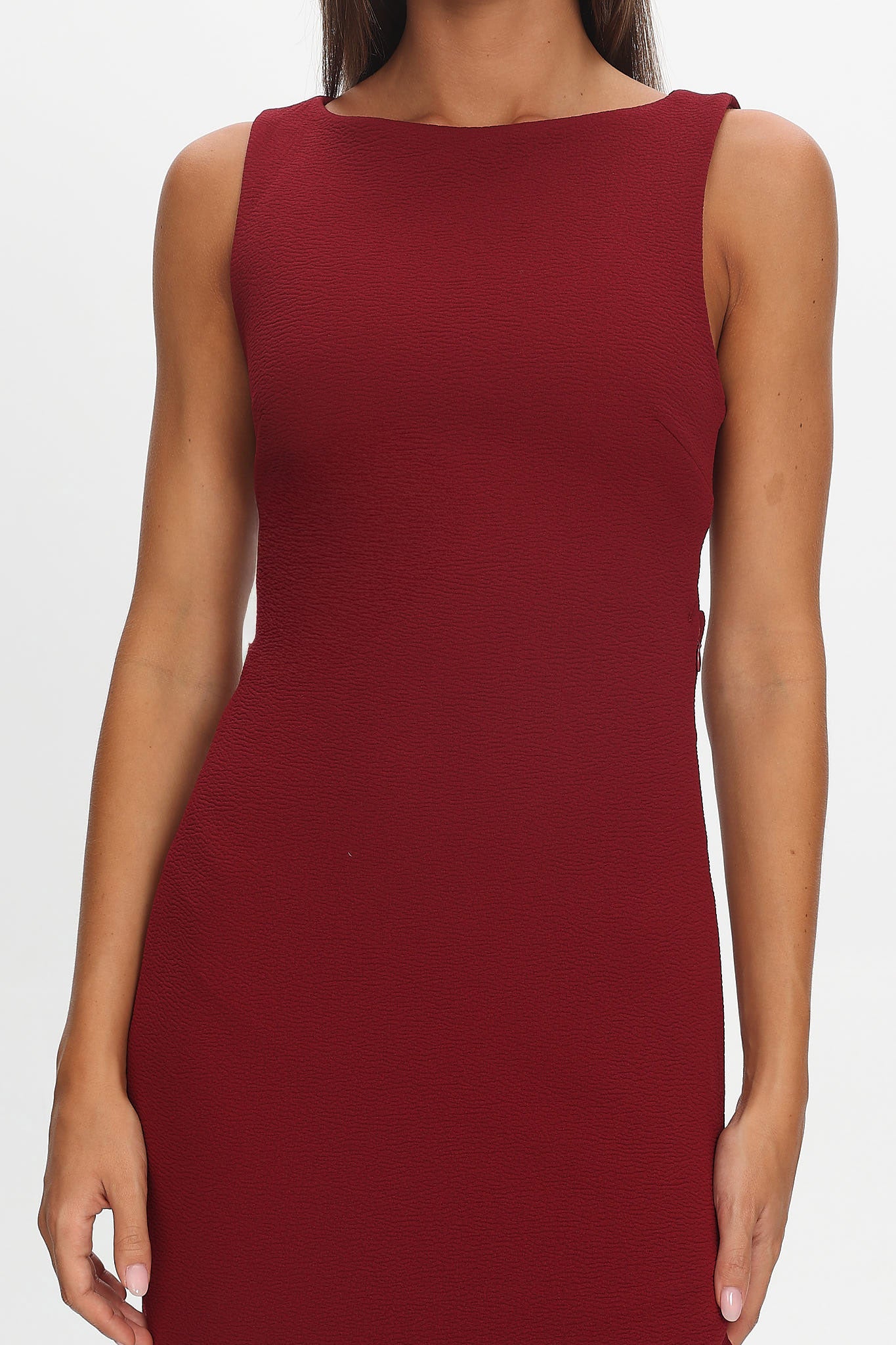 Lights On Asymmetric Hem Maxi Dress Wine by Selfie Leslie Australia