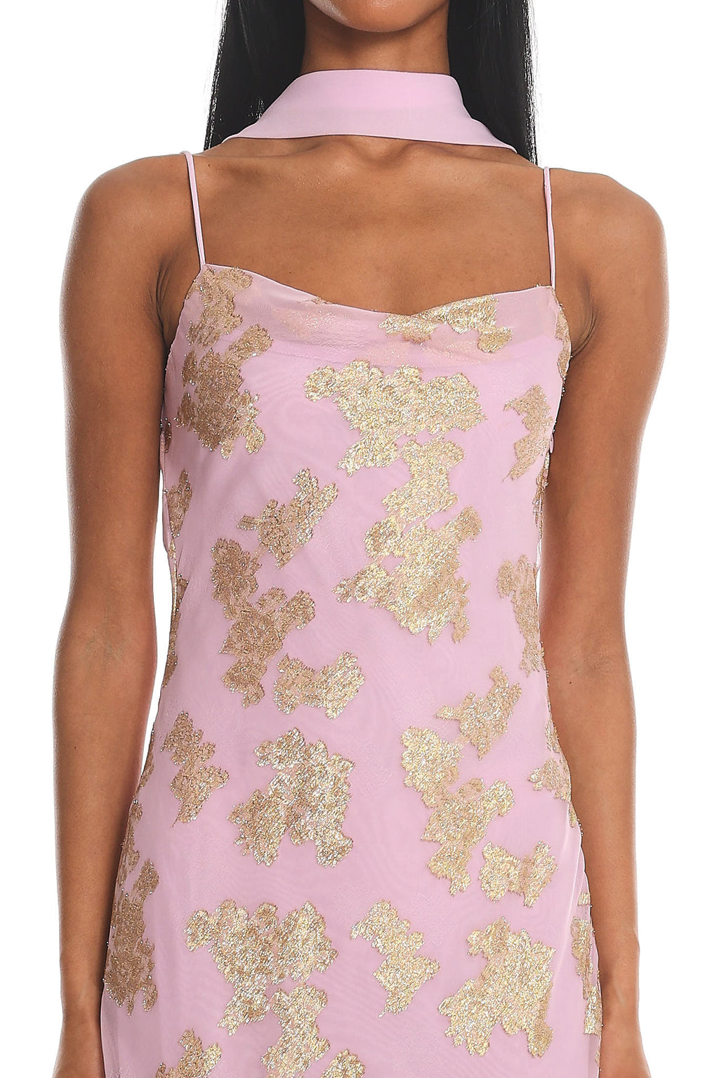 Helsi Cowl Back Maxi Dress Pink by Selfie Leslie Australia