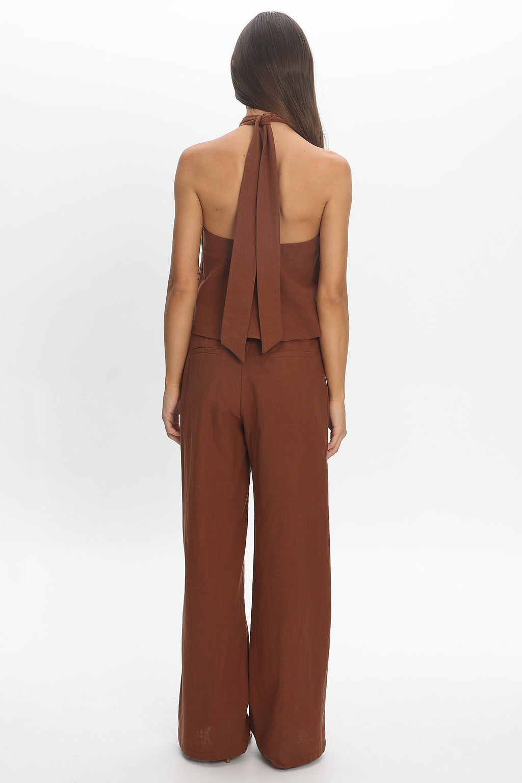 Cheer Wide Leg Pants Chocolate