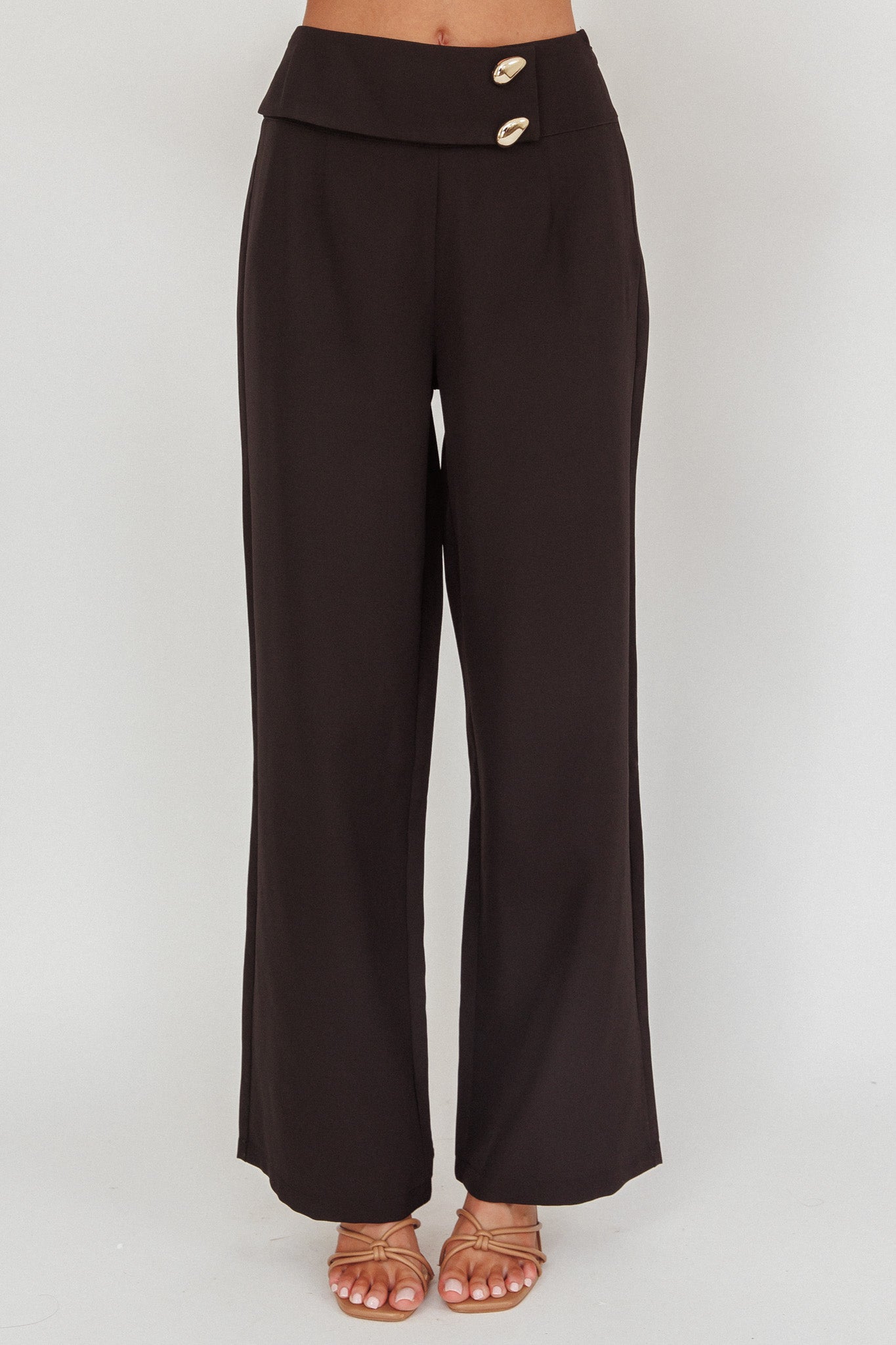 Ishani Hardware Decoration Pants Black by Selfie Leslie Australia
