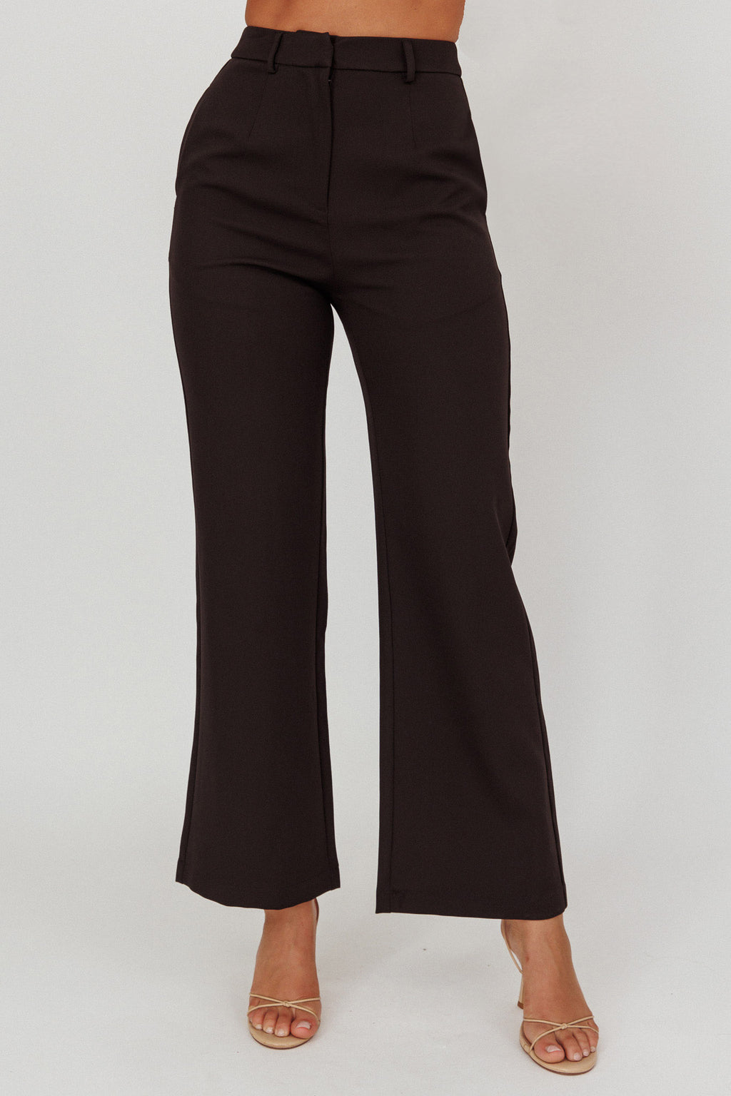 Fair Play High Waist Pants Black by Selfie Leslie Australia