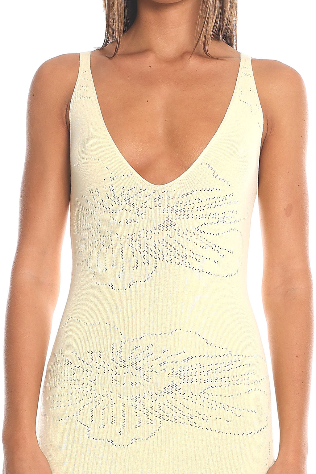 Sunbeam Knit Maxi Dress Butter by Selfie Leslie Australia