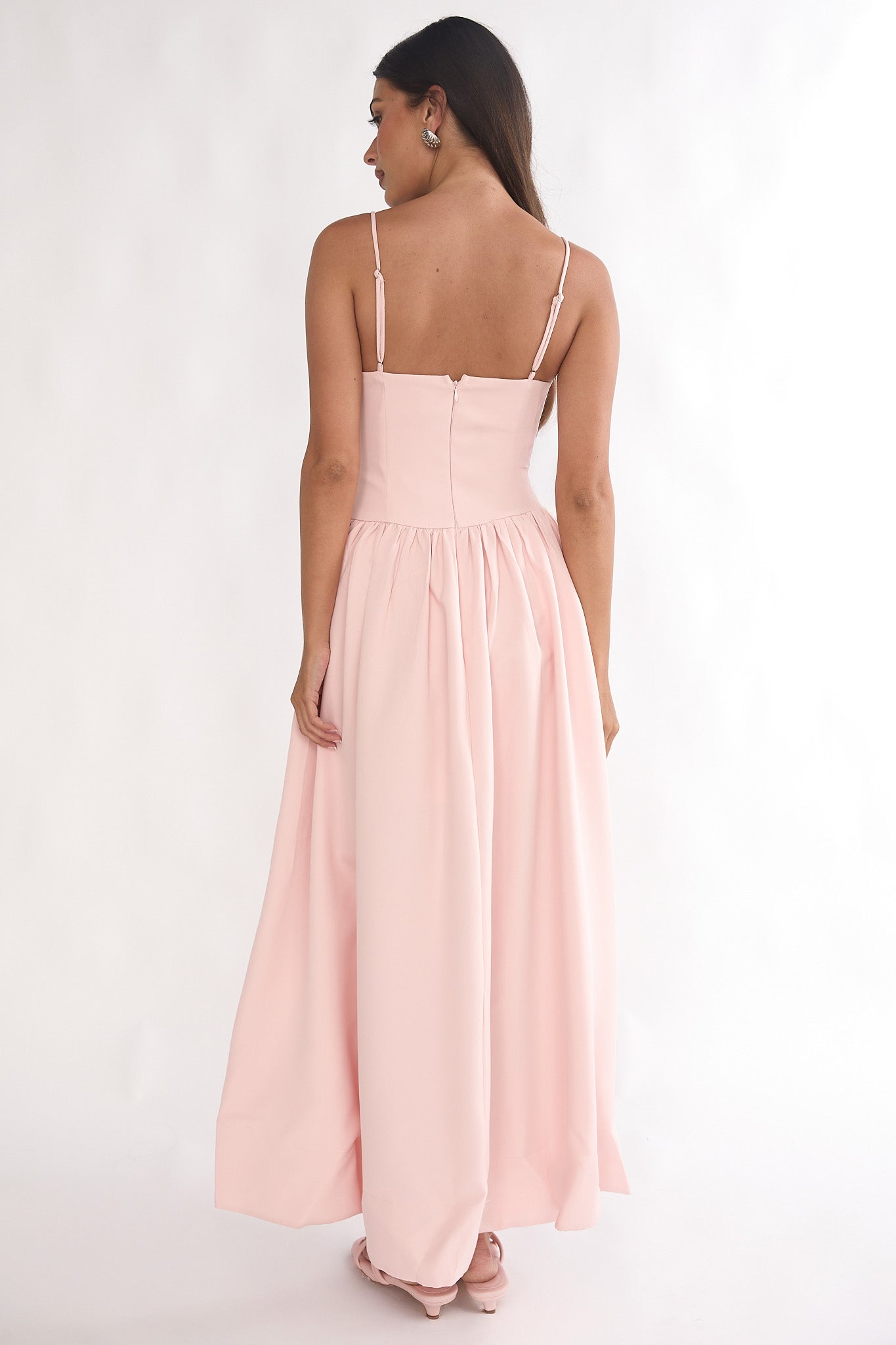 I'm Yours High-Low Hem Maxi Dress Pink by Selfie Leslie Australia