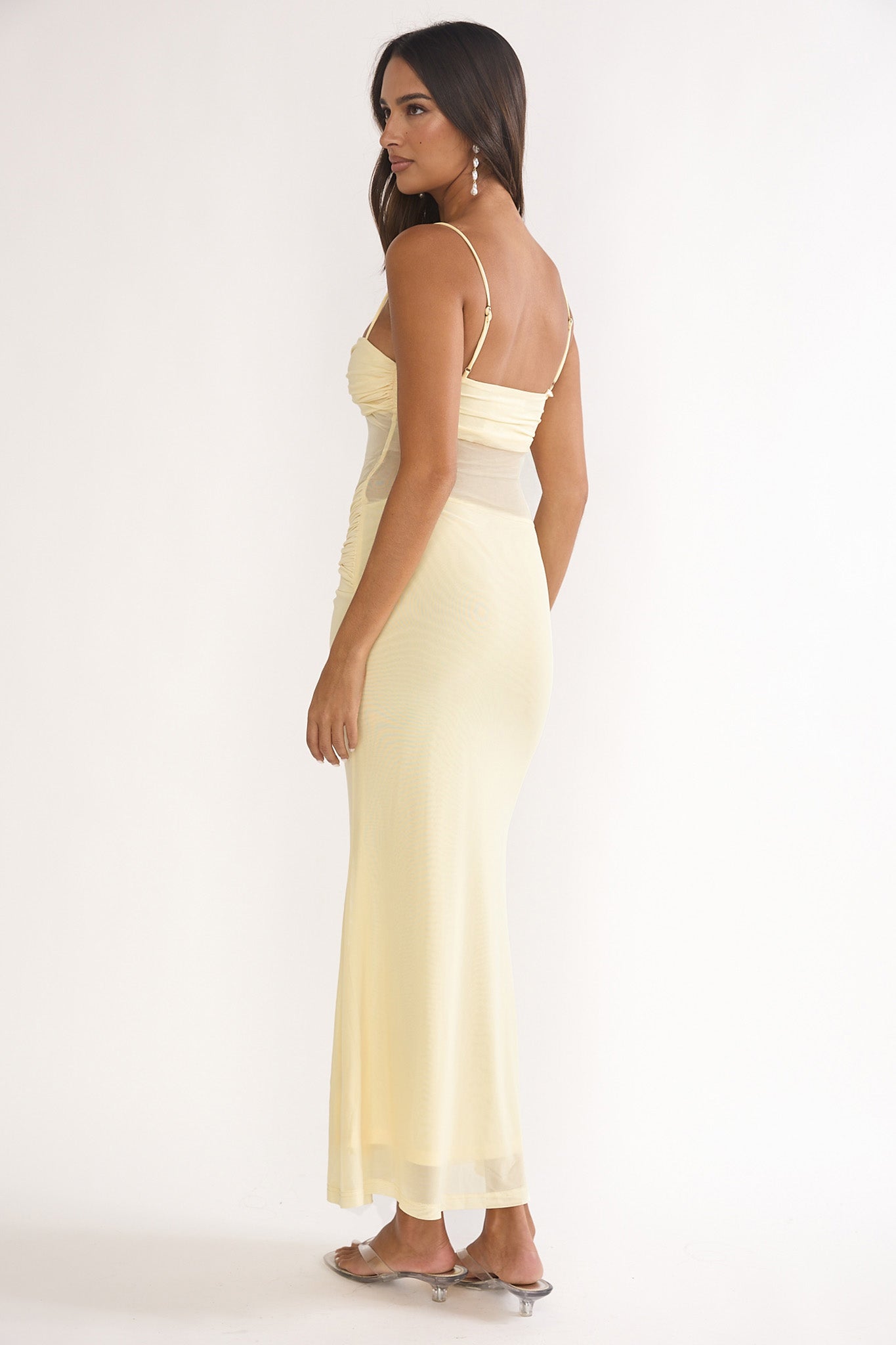 Stara Knot Accent Maxi Dress Butter by Selfie Leslie Australia