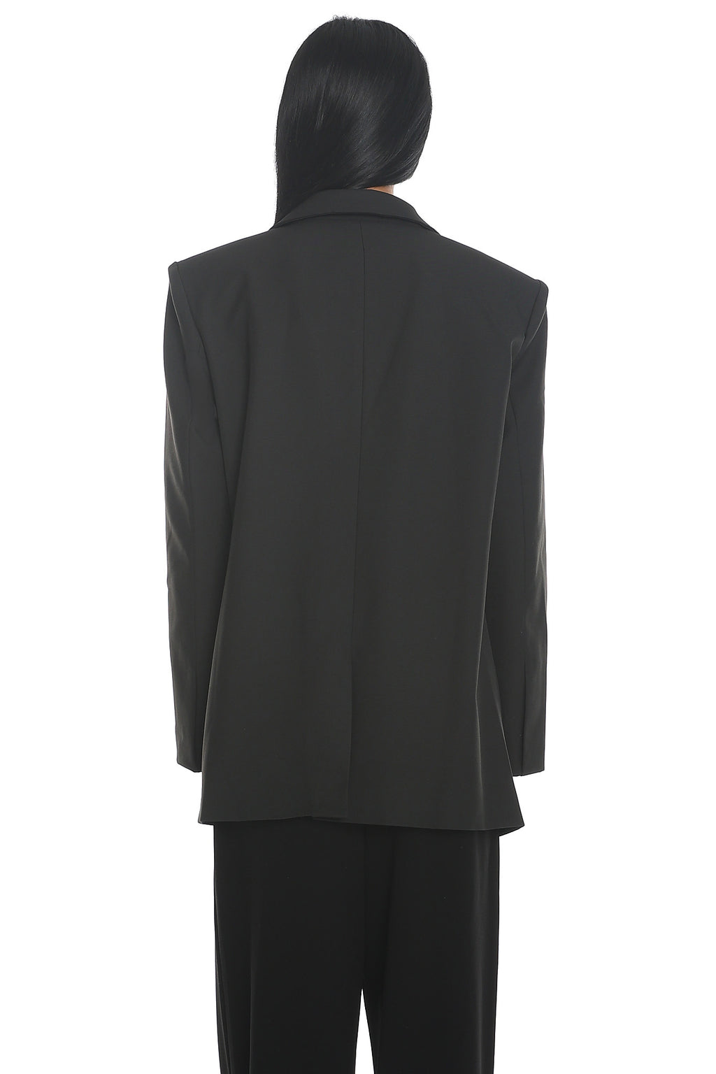 Serana Notch Lapel Oversized Blazer Black by Selfie Leslie Australia