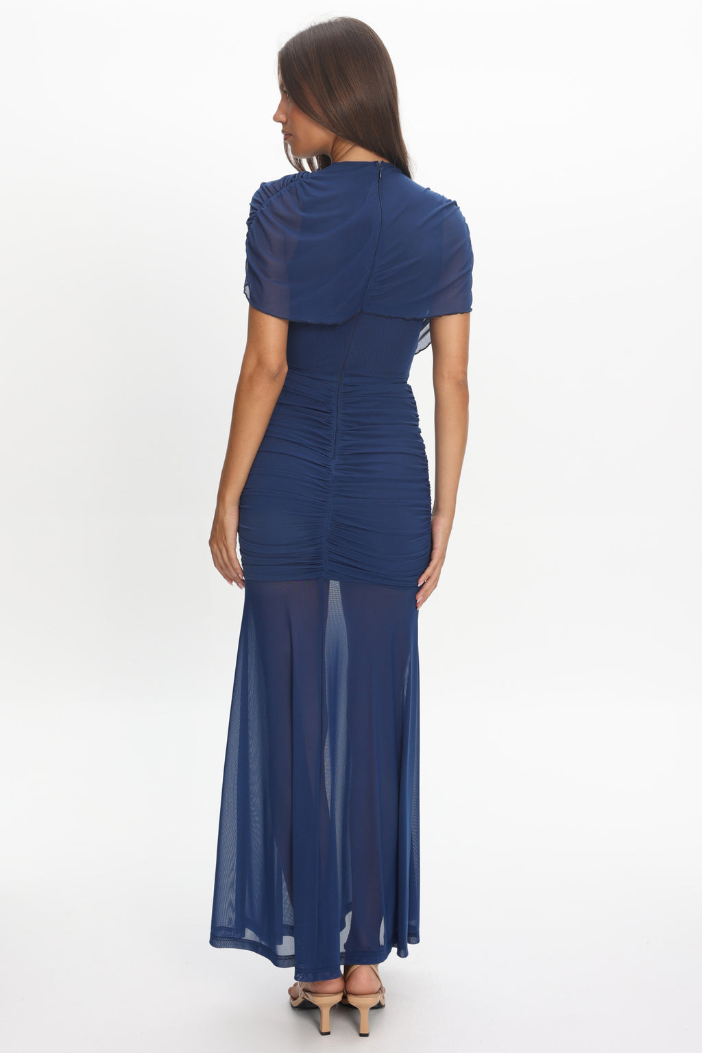 Saoirse Draped Maxi Dress Navy by Selfie Leslie Australia