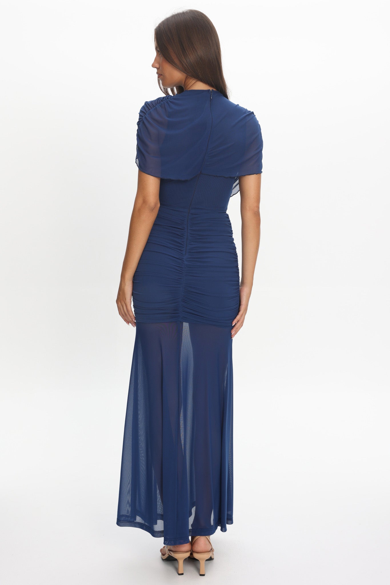 Saoirse Draped Maxi Dress Navy by Selfie Leslie Australia