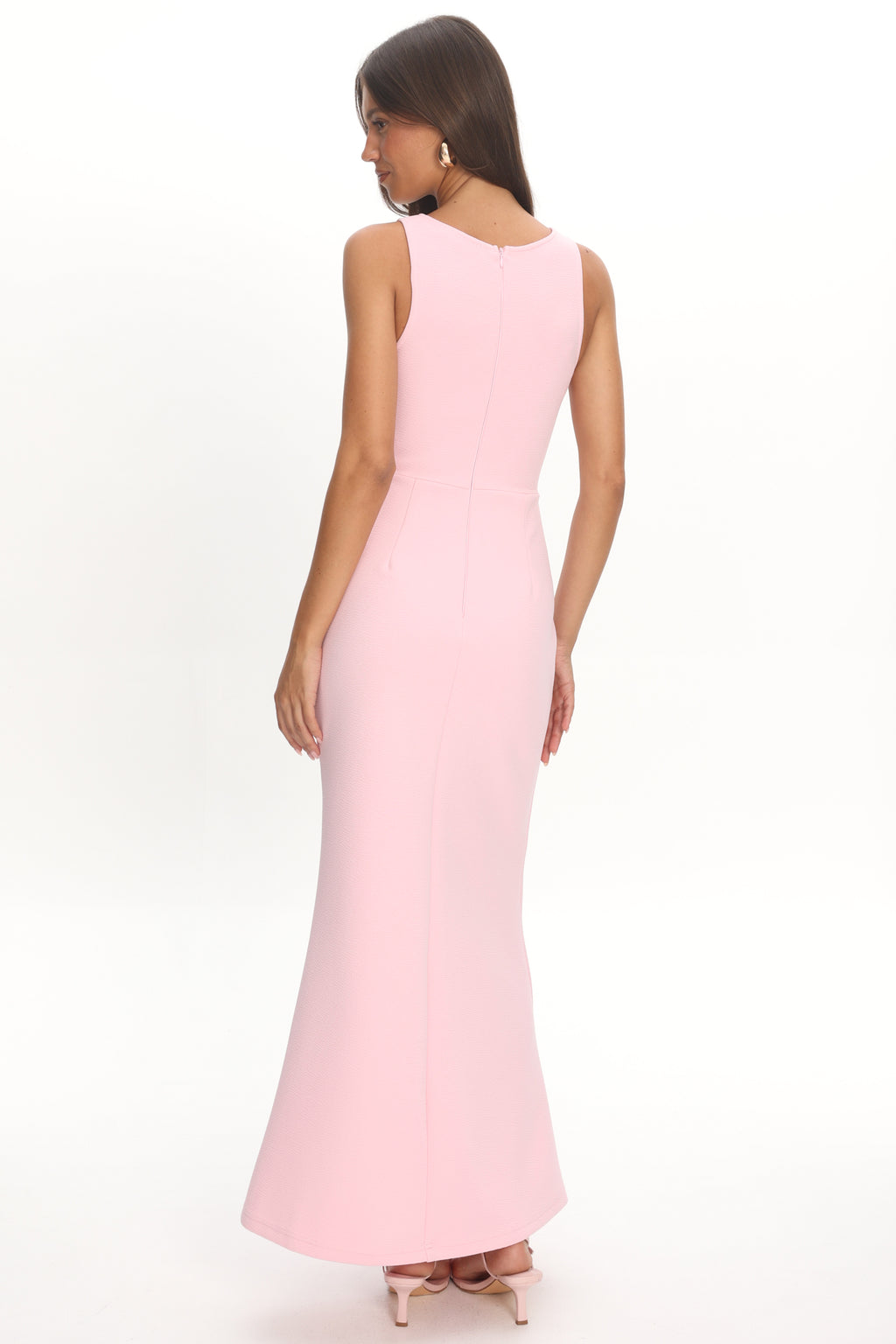 Antwerp Cut-Out Bust Maxi Dress Pink by Selfie Leslie Australia