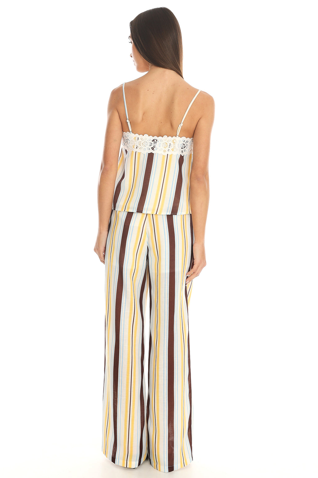 Bristol Striped Cami Top Yellow
