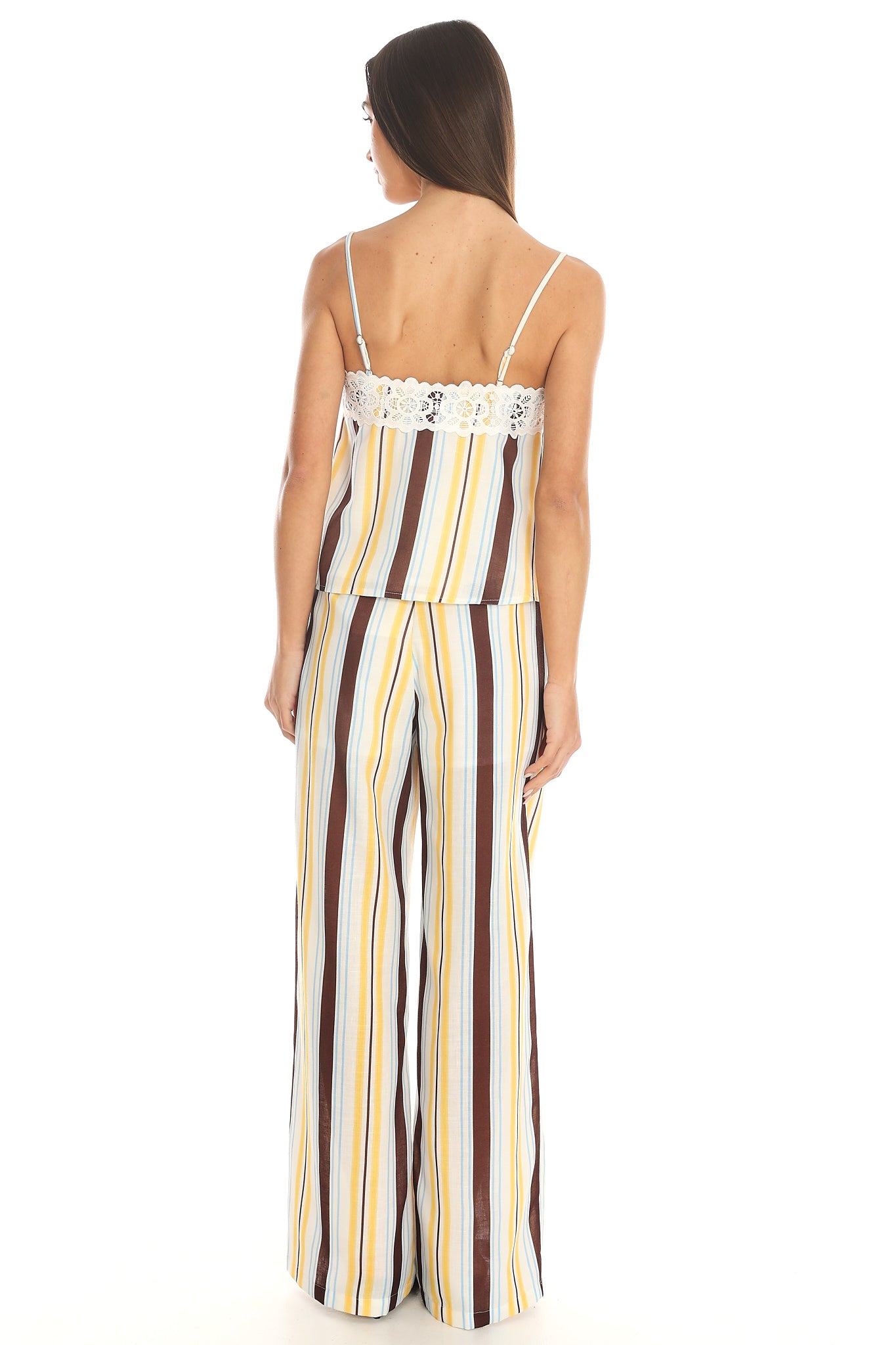Bristol Striped Cami Top Yellow