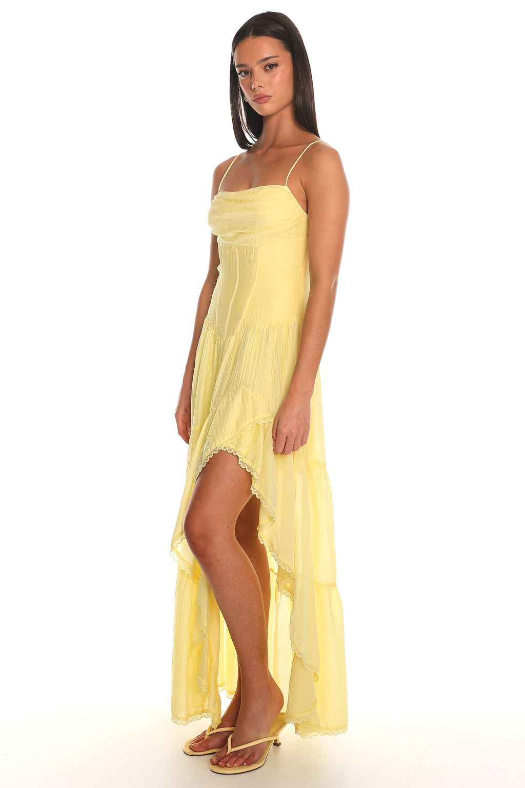 Seven Wishes Tiered Maxi Dress Butter