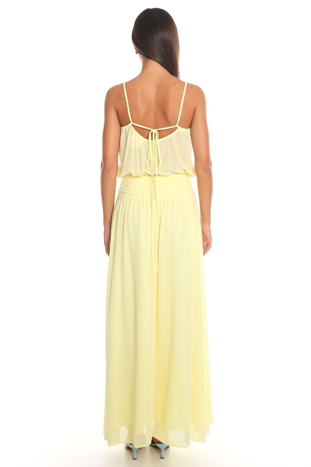 Carnellan Lace-Trim Maxi Dress Butter