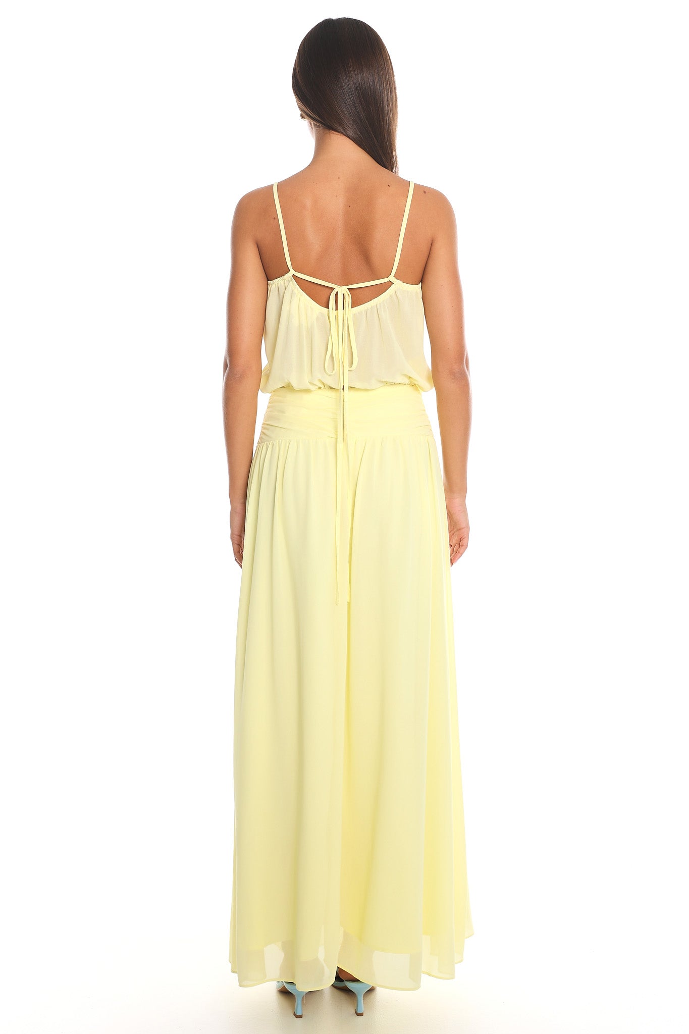 Carnellan Lace-Trim Maxi Dress Butter