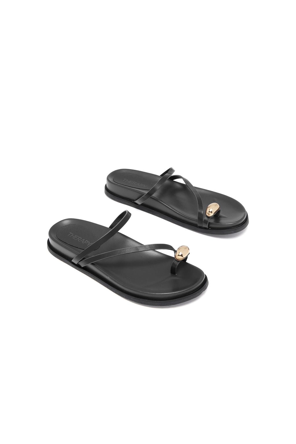 THERAPY Alba Flats Black by Selfie Leslie Australia