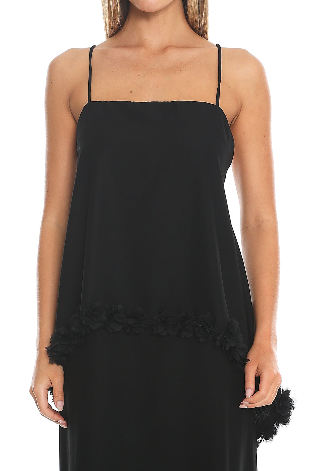 Bittersweet Song Layered Maxi Dress Black by Selfie Leslie Australia