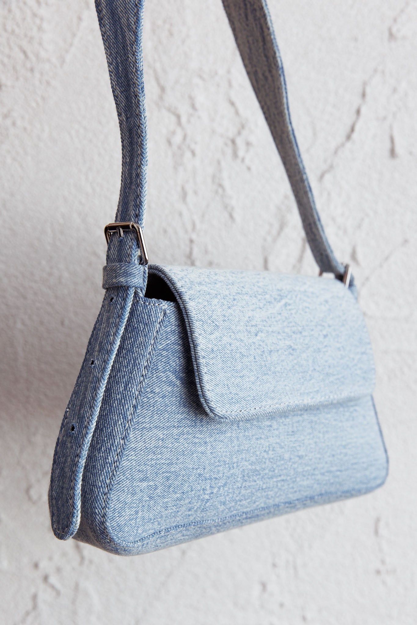 Claire Shoulder Bag With Flap Denim by Selfie Leslie Australia