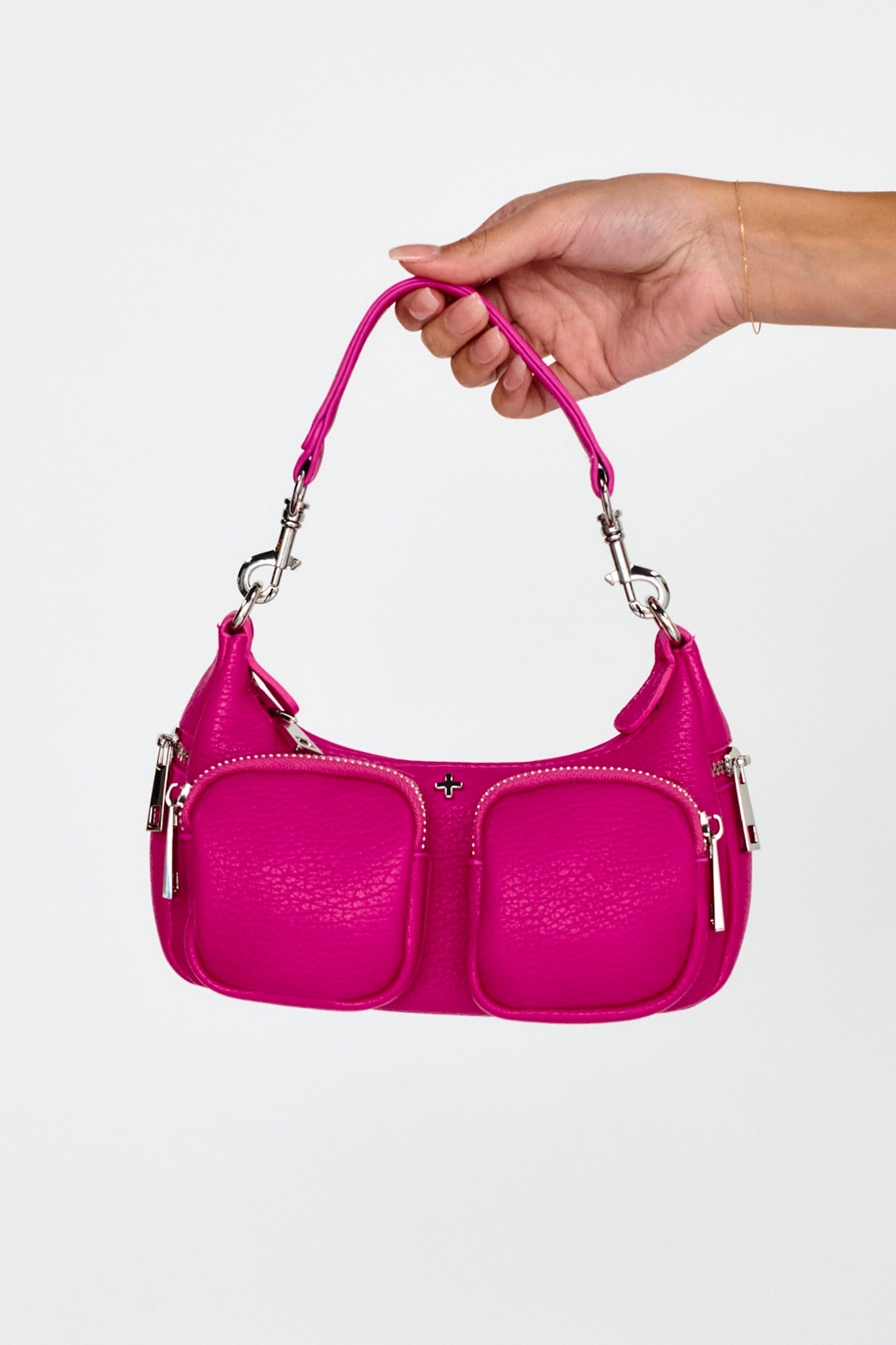 PETA + JAIN Scheana - Fuchsia Pebble Silver by Selfie Leslie Australia