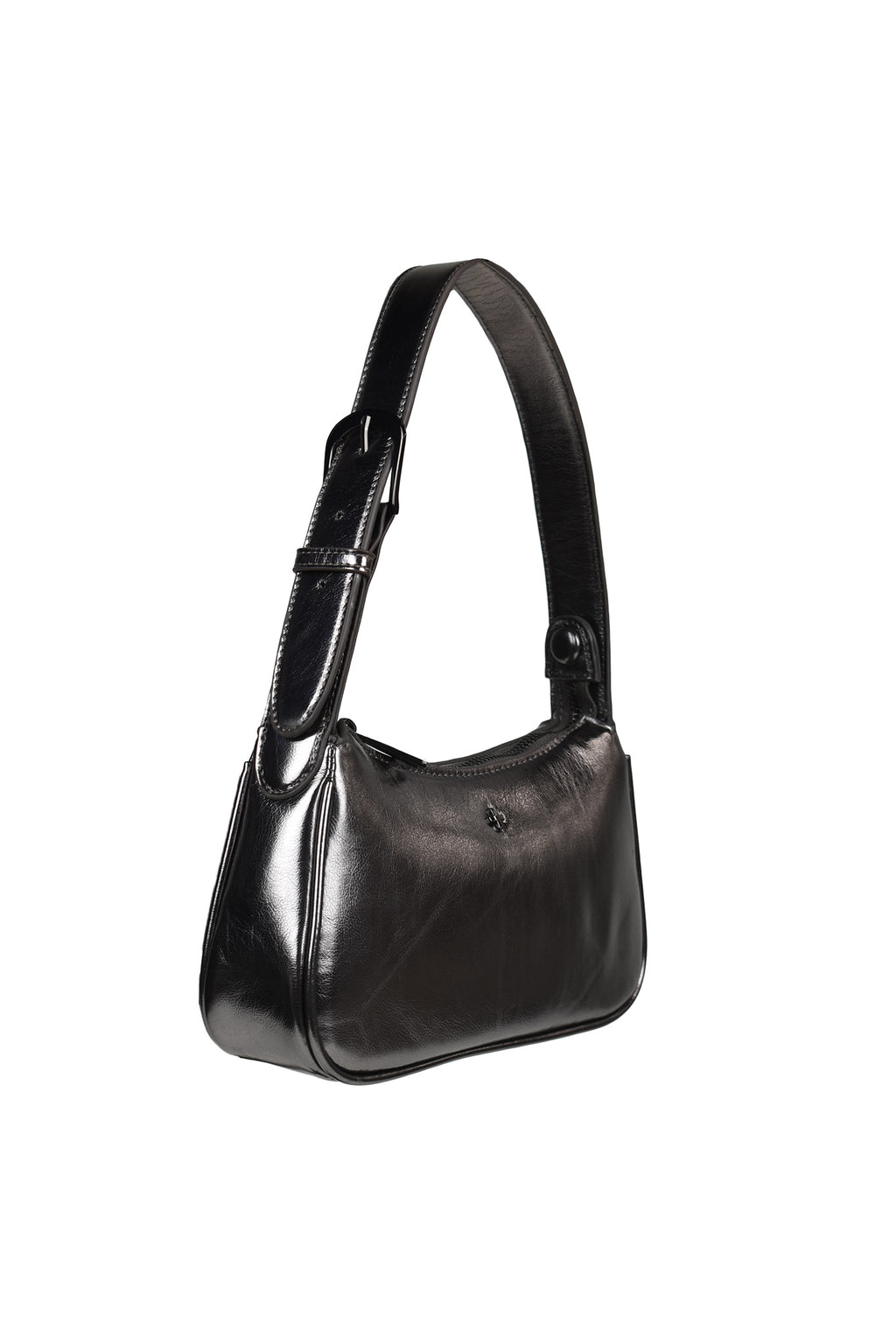 PETA + JAIN Gabi Shoulder Bag Metallic Gunmetal by Selfie Leslie Australia