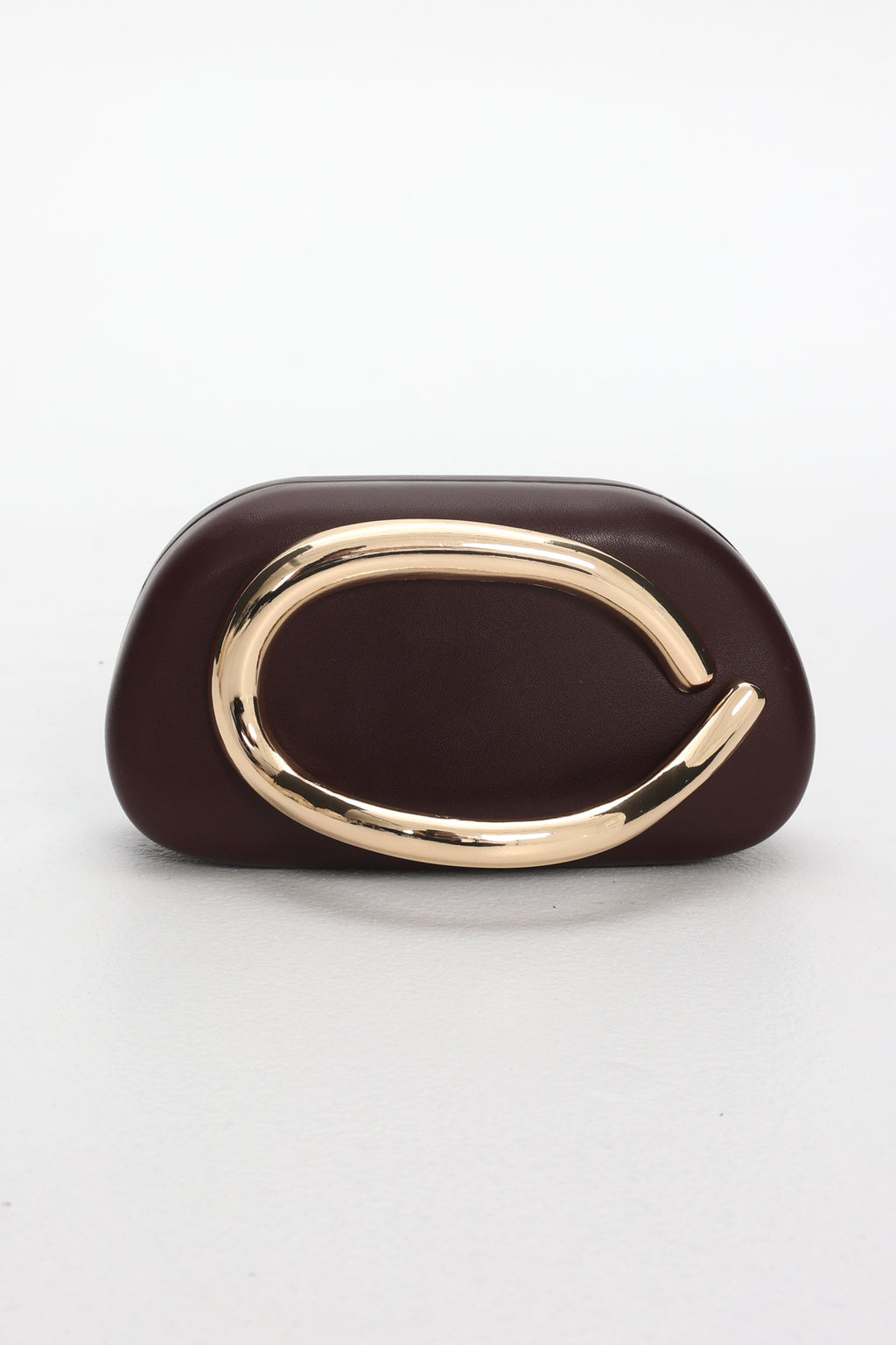 Amarita Gold Handle Clutch Wine by Selfie Leslie Australia