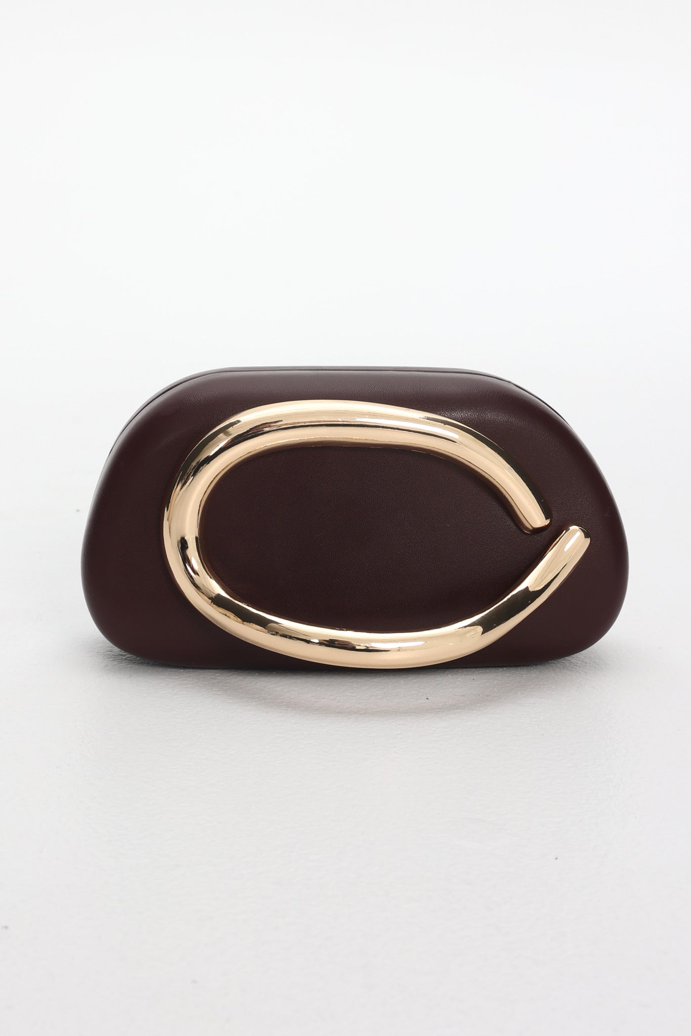 Amarita Gold Handle Clutch Wine by Selfie Leslie Australia