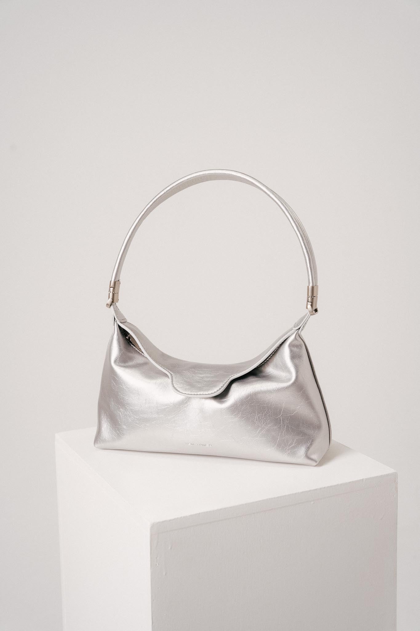 TEN TONES Aurelia Hobo Bag Silver by Selfie Leslie Australia