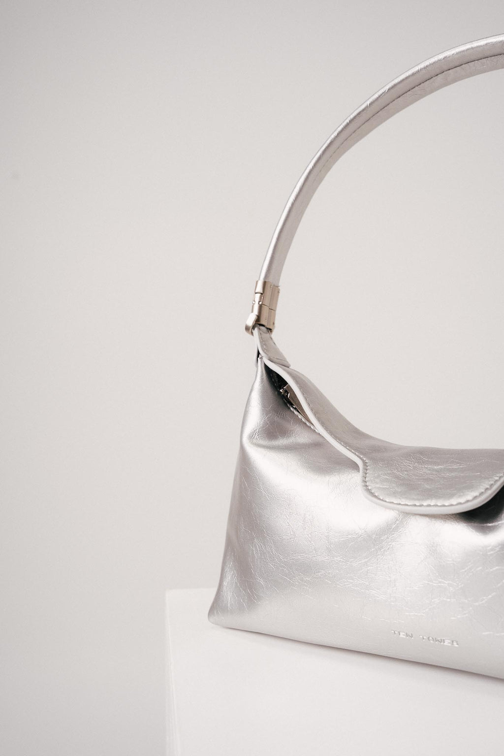 TEN TONES Aurelia Hobo Bag Silver by Selfie Leslie Australia