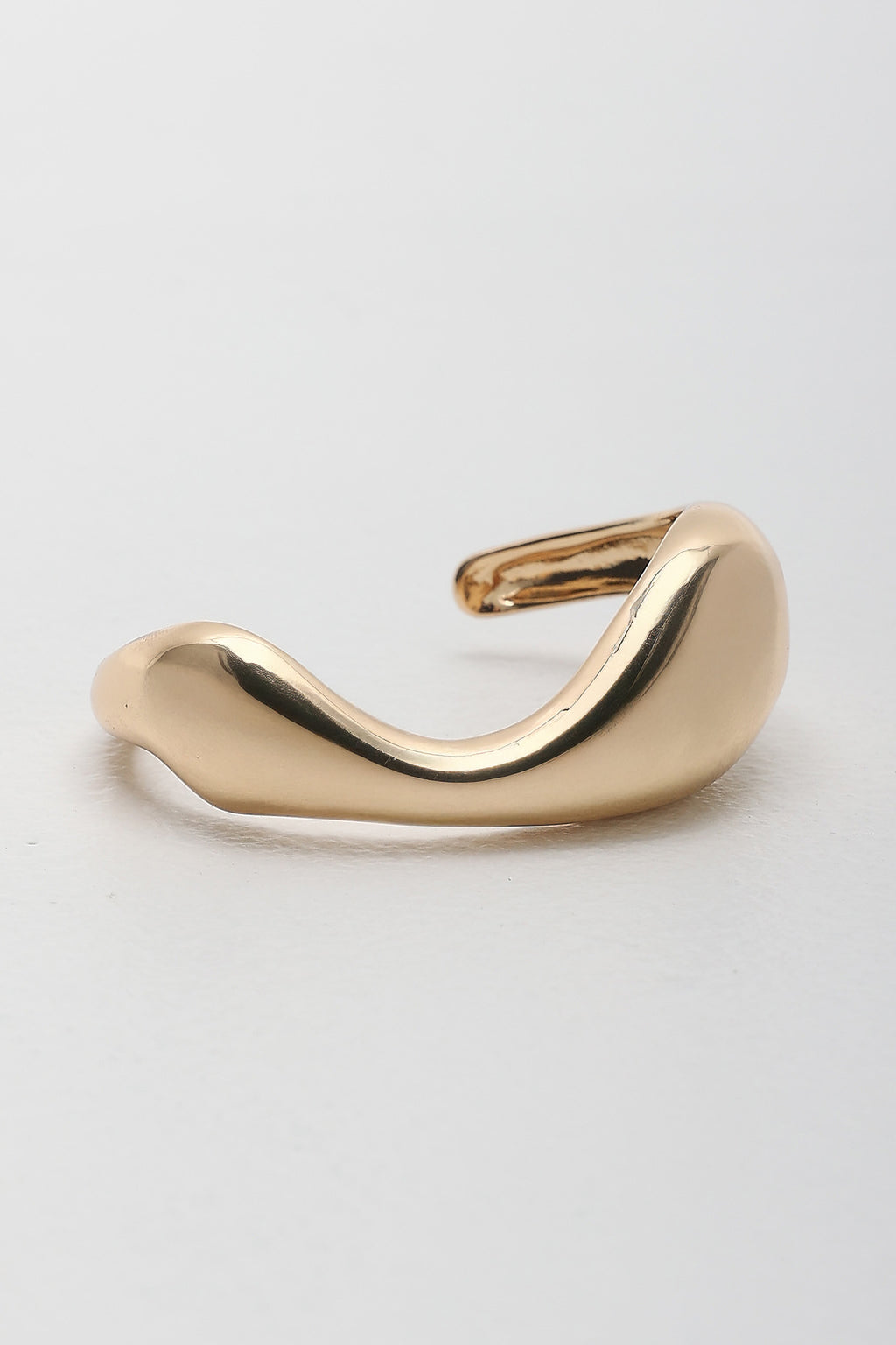 Merisa Irregular Cuff Bangle Gold by Selfie Leslie Australia