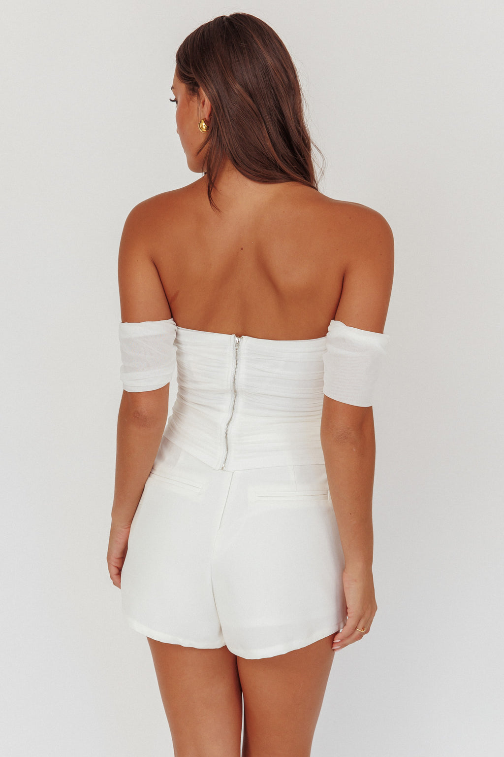 Melonie Off-Shoulder Top White by Selfie Leslie Australia