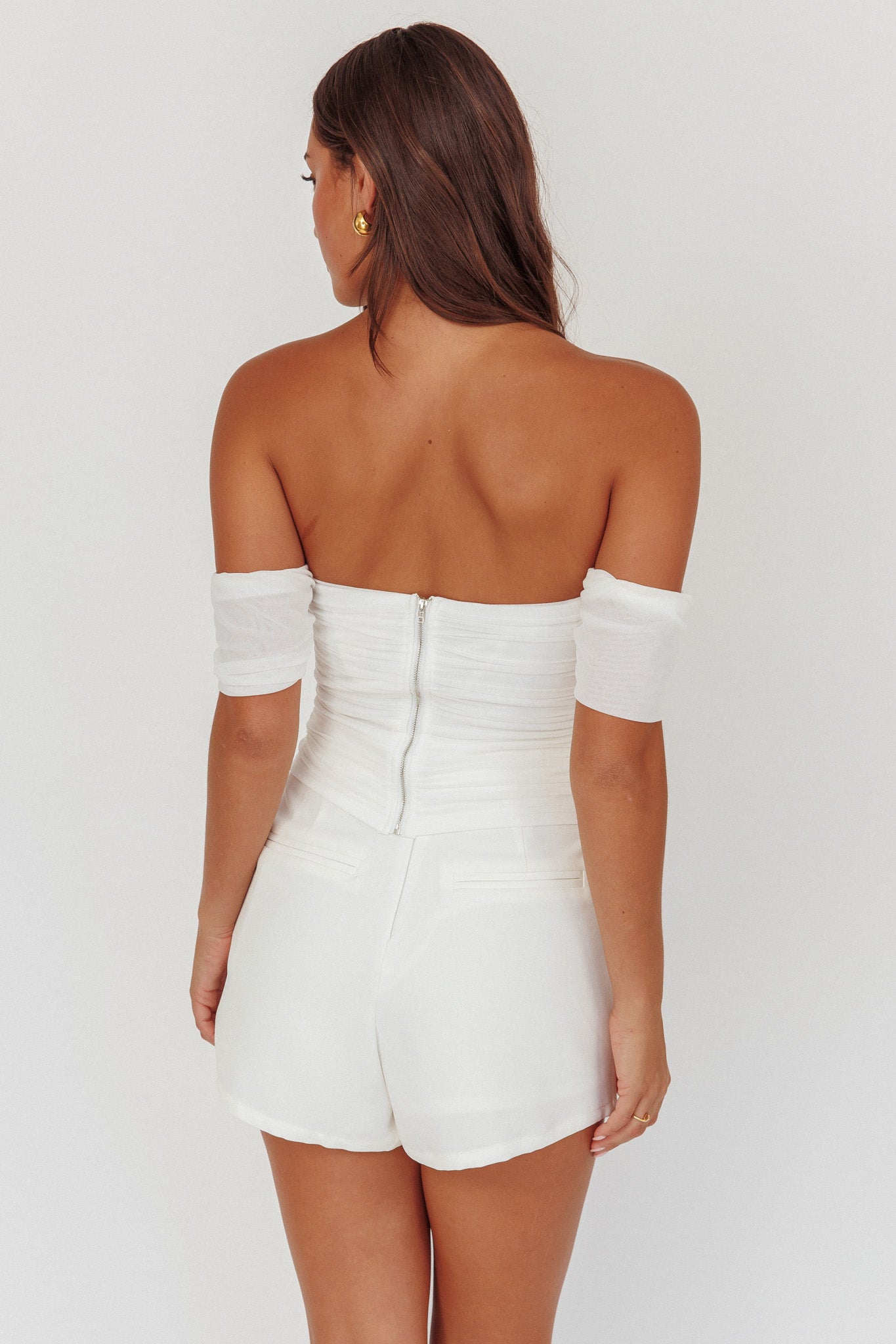 Melonie Off-Shoulder Top White by Selfie Leslie Australia