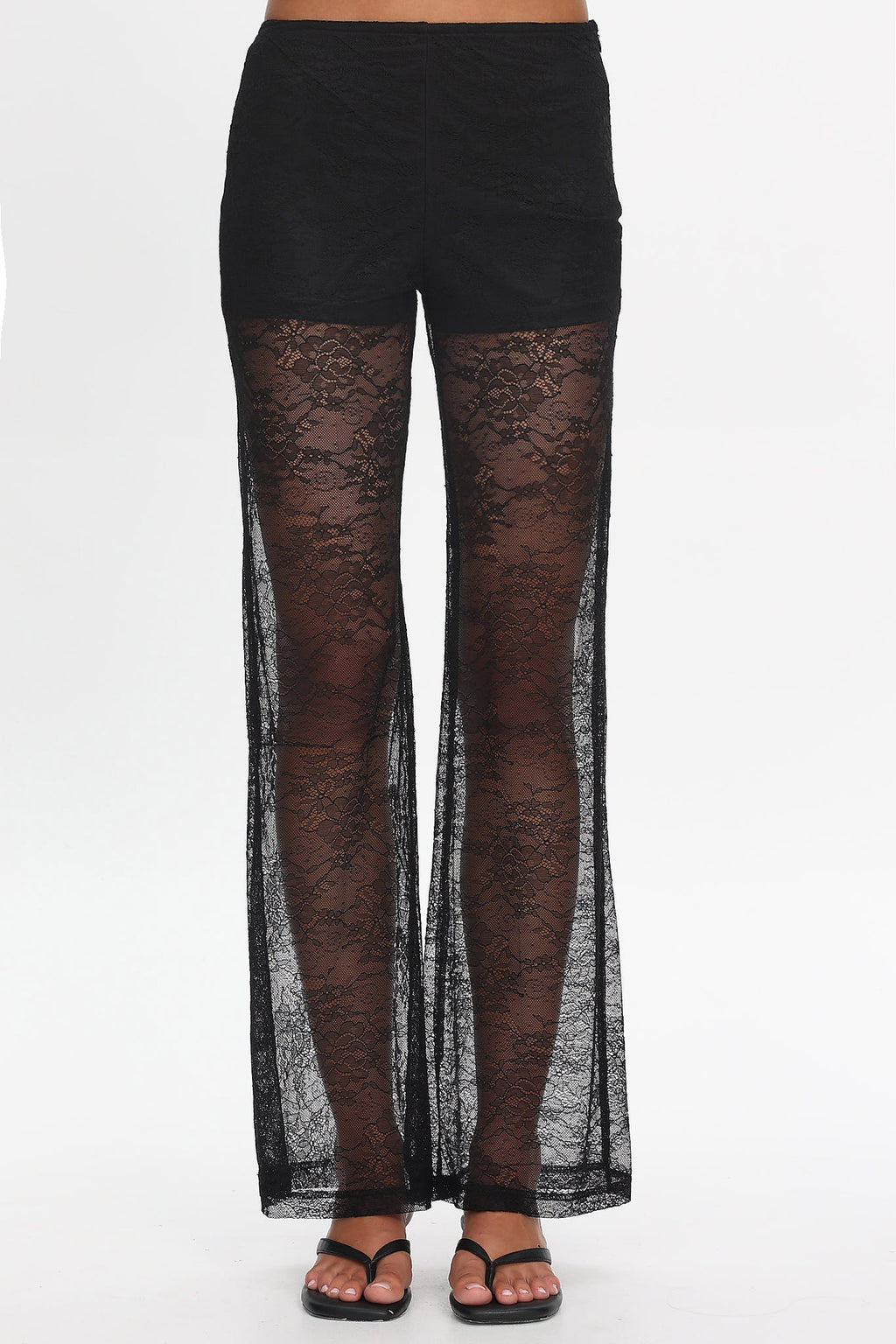 Sugarberry Lace Pants Black by Selfie Leslie Australia