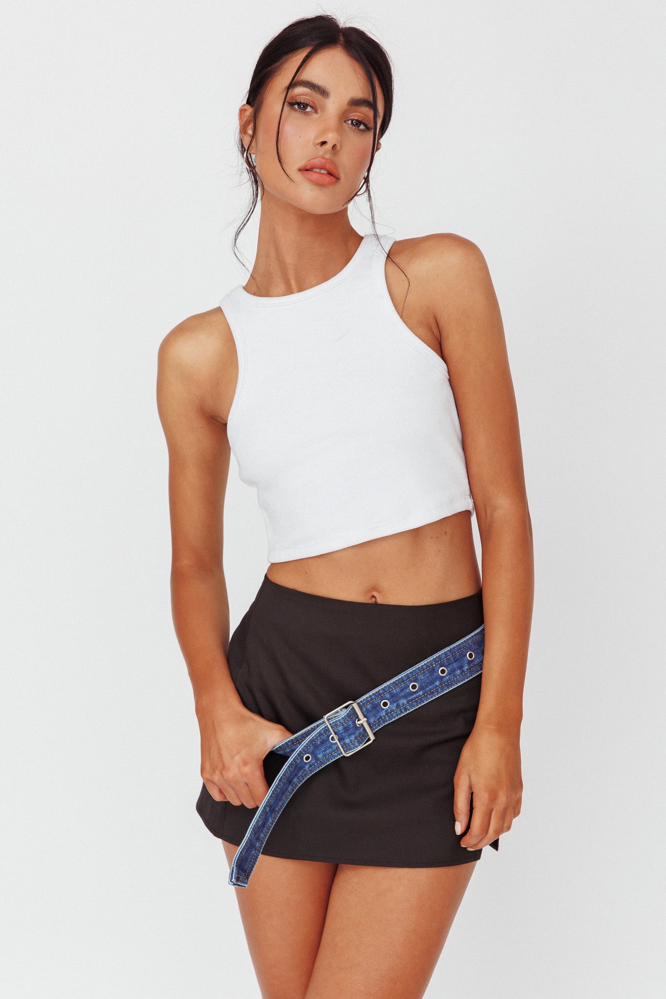 Mika Denim Belt Indigo by Selfie Leslie Australia
