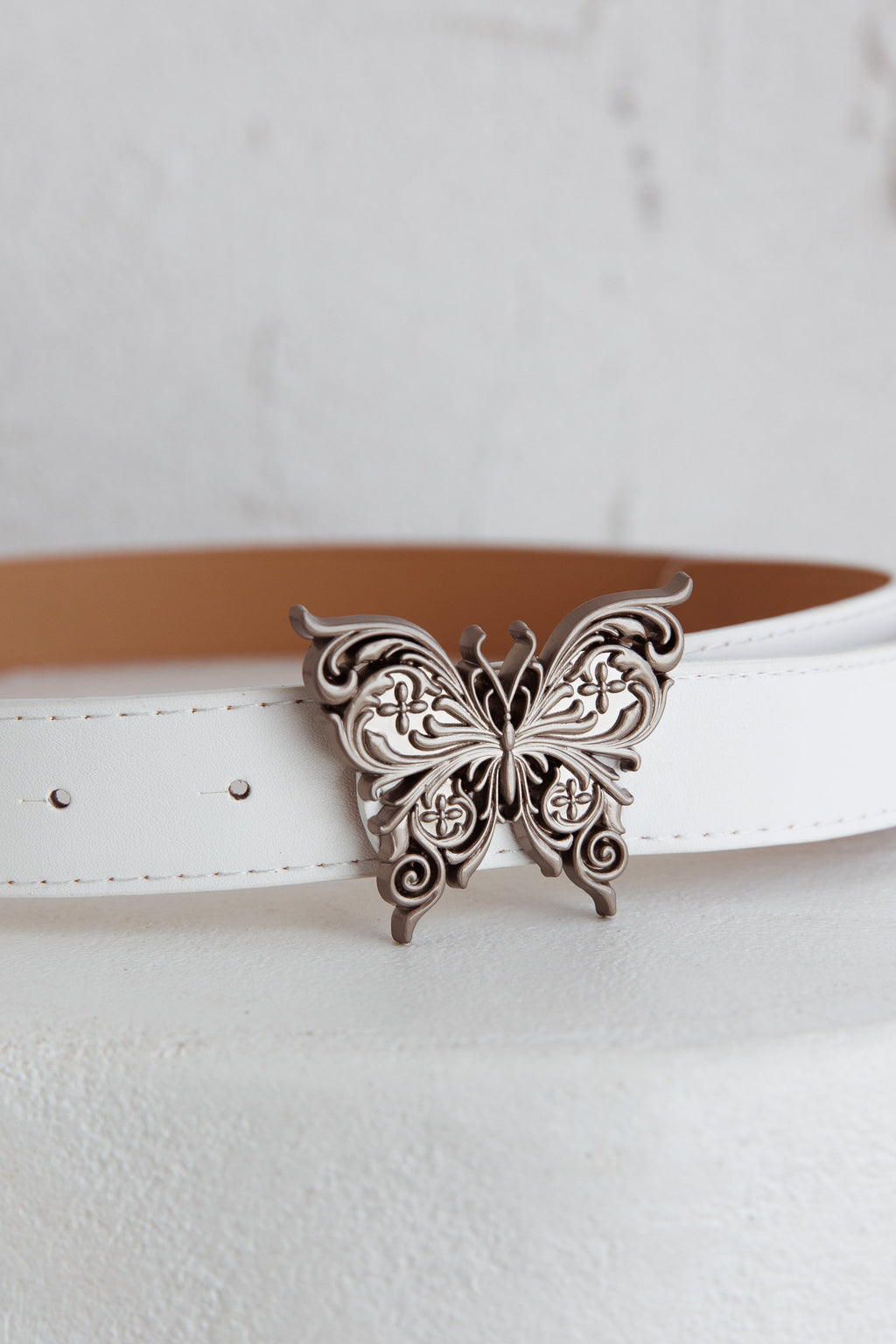 Mariah Butterfly Belt White by Selfie Leslie Australia