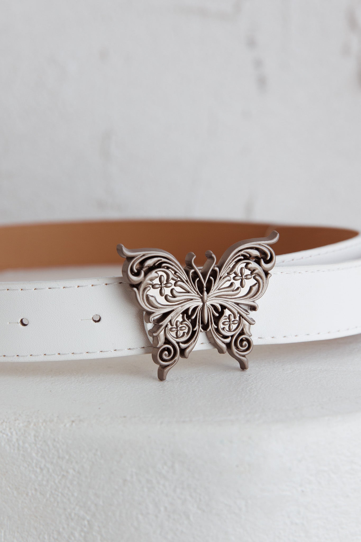Mariah Butterfly Belt White by Selfie Leslie Australia
