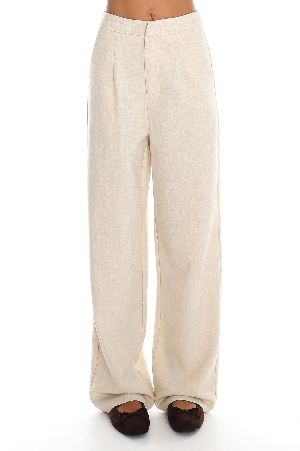 In Disguise Straight Leg Pocket Pants Oatmeal by Selfie Leslie Australia
