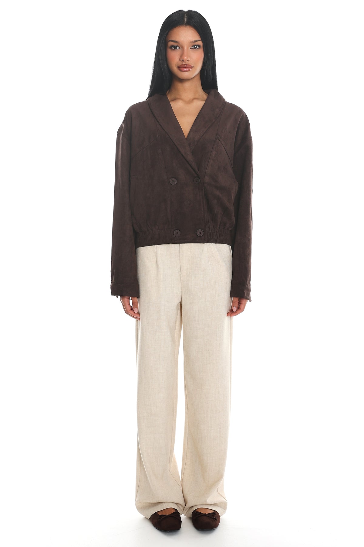 In Disguise Straight Leg Pocket Pants Oatmeal by Selfie Leslie Australia